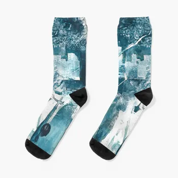 Blue City Socks Отопление чорап отопляеми чорапи сняг Момичешки чорапи Мъжки