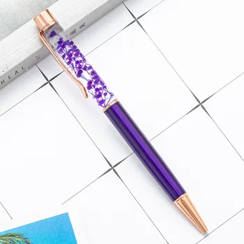 Flower Pen училище канцеларски материали за студент учител момиче подаръци прибиращ гладка писане химикалки за писане на едро