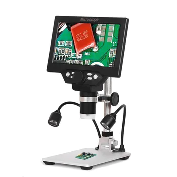 G1200 цифров микроскоп за запояване 7 инчов цветен LCD дисплей 12MP 1-1200X усилвателна лупа Режим на възпроизвеждане на фото видео