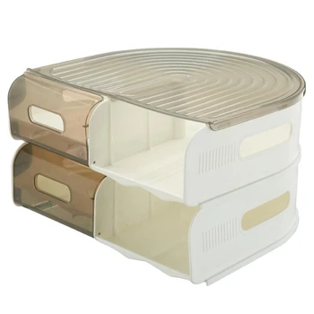 Голям капацитет Кутия за съхранение на яйца Хладилник Оборудване за довършителни работи за яйца Капацитет Тава за яйца Кухненски аксесоари