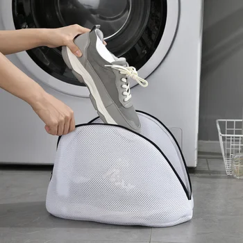 Домакинска чанта за пране на обувки, полиестерна чанта за измиване на обувки, чанта за пране, филтър за пералня, антидеформационна торбичка за пране