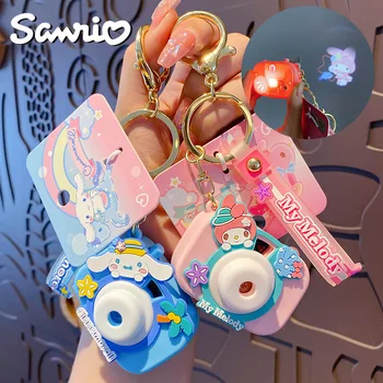 карикатура Sanrio камера ключодържател Hello Kitty изящни ми мелодия Pochacco Cinnamoroll ключодържател Kuromi училище чанта висулка